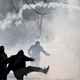 Image for article titled Photos: Protesters in Kosovo have set fire to government headquarters